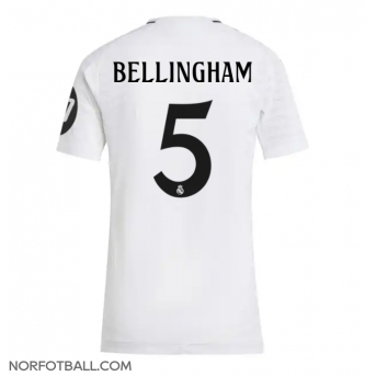 Billige Fotballdrakt Real Madrid Jude Bellingham #5 Replika Hjemmedrakt Dame 2024-25 Kortermet